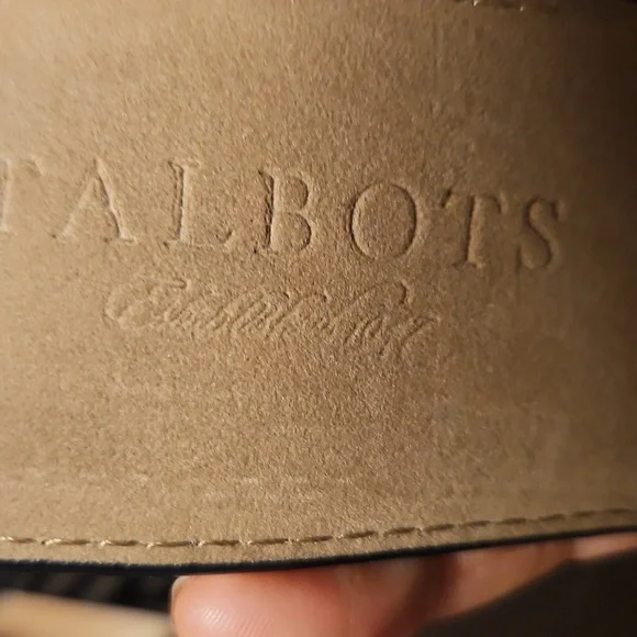 Talbots Zebra Print Calf Hair Belt - Picture 3 of 5